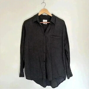 Community Veritas Shirt in  Washed Black by Aritzia